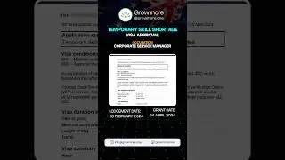 Temporary Skill Shortage | Visa Approval
