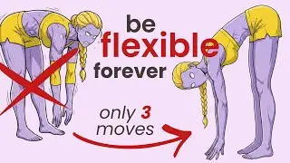 Become FLEXIBLE FOREVER with only 3 Calisthenics exercises for women, at home no equipment!
