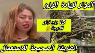 ملوكة والعالمية 🥰جبتلكم الوصفة لي زيادة الوزن👌في اسبوعين😍الطريقة تاع الموتر لي وصيتوني عليها❤️