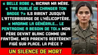 Mes Parents M'ont Moqué à la Réunion de Classe—Puis l'Hélicoptère a Atterri : 'Madame le Général…
