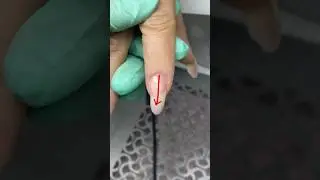Not Curved Nail👍 #nails #nailshape #nailtutorial #nailshapes #nailrepair #gelnails #curvednails