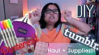 Back To School D I Y + Haul #Tumblr & Pinterest Inspired 2015