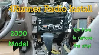 Установка радио 4Runner
