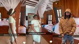 ZUCHU Alivyo Fanyiwa SUPRISE na DIAMOND HOTELINI ZANZIBAR ZUCHU Ashindwa Kujizuia Amkimbilia DIAMOND