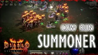 Summon Necromancer - Cow Run - Diablo 2 Resurrected