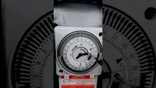 analog timer setting for light , automatic on/off #Electricallight #electricalindia