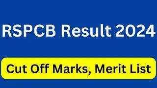 RSPCB Result 2024 Download PDF !