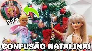 Confus&atilde;o Natalina! Montamos nossa &Aacute;RVORE DE NATAL ❤️🎄 | Barbirizando #barbie #natal