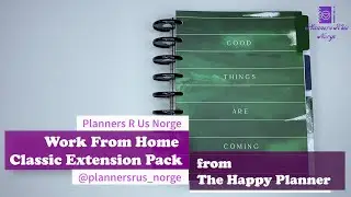 Work From Home - Classic Extension Pack from The Happy Planner