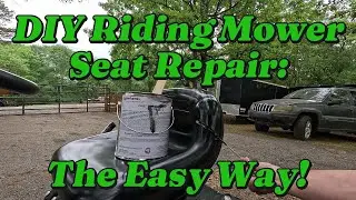 Fix Your Riding Mower Seat on a Budget: Easy DIY Repair Guide!
