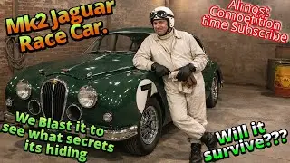 Mk2 Jaguar Race car Blasted to see what its really hiding under the filler & almost competition time