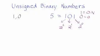 1. Unsigned Binary Numbers - How to Convert From Unsigned Binary Numbers to Whole Numbers