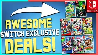 AWESOME Switch Exclusives DEALS! - Get Splatoon 2, Mario Odyssey + More Cheaper!