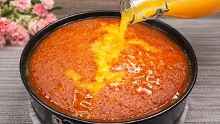 Сделайте это с вашим тортом и удивитесь результату! Вкусный апельсиновый торт за 5 минут