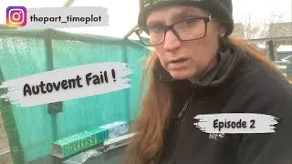 PTP Episode 2 - Winter Tasks - Autovent Fail,  Clearing ground, sprout care and potting on flowers!