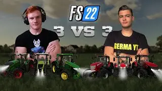 3vs3 @GERMAYT  VS @JerryXGamer !! FARMING SIMULATOR LEAGUE ARENA MODE!!! (FS22 LIVE) [SLO]