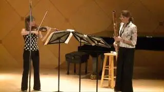 IDRS Video - Judith Farmer, bassoon &bull; Sara Parkins, violin - Wolfgang