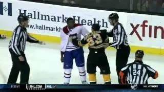 P.K. Subban vs. Brad Marchand in a Boston Marathon