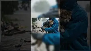 A Tiny Cat Trapped in Flood&hellip; Until Help Arrived 🐾🌊 #CatRescue#FloodRescue#AnimalRescue#Humanity#Hope