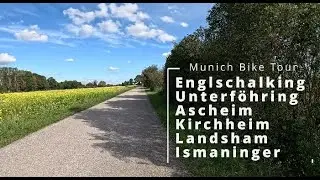 Munich North, bike trip around Ismaninger Speichersee