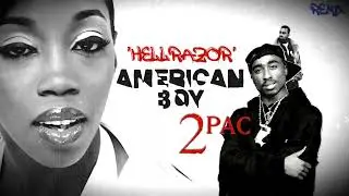 2PAC 'AMERICAN BOY' KANYE WEST & ESTELLE HELLRAZOR REMIX @2PacOfficialYT @kanyewest #remix #2pac