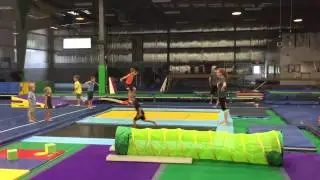 Jacob and Emily at Roots Gymnastics