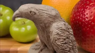 how to make an eagle bird with clay mati ka baaz kese banate he, falcon bird  @mushiclaycreation