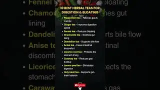 10 Best Herbal Teas for Digestion & Bloating