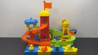 7-Minute Satisfaction: MINI Amusement Park Adventure Track Building Set ASMR | Toy Review