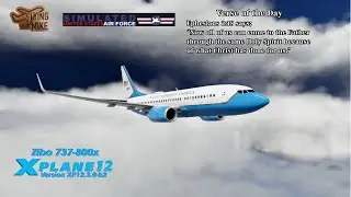 |X-Plane 12.3.0| Scott AFB to Wright-Patterson AFB| Zibo 737-800x|