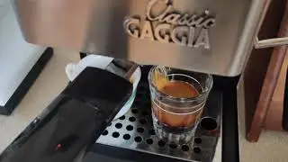 Gaggia Classic Ethiopian Djimmah espresso shot