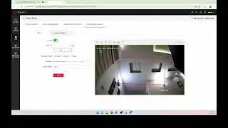 How to configure smart event region Exit on hikvision camera (Arabic)