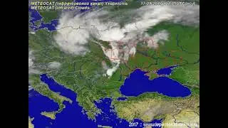 🌥 Сентябрь 2017 за 2 минуты / September 2017 for 2 minutes #weather #clouds #satellite #timelapse