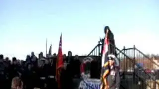 The Archbishop of York speaks at a memorial service in Hull to remember lost trawlermen.