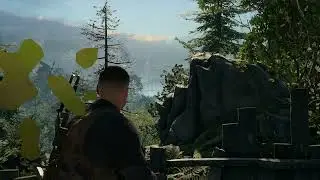 Sniper Elite 5 Реалистичный дальний выстрел . DLC миссия &laquo;Жесткая Посадка&raquo;