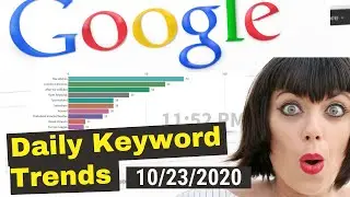 Daily Google Keyword Trends - Top 10 Search Trends For USA At 10/23/2020