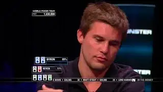 World Poker Tour Season 12 -- Byron Kaverman River Value Bet