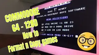 How to Format n Copy games on Commodore 64 with Fast Hack&acute;em 3.0