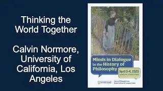 Thinking the World Together - Calvin Normore
