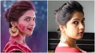 EASY Everyday Messy Bun Hairstyle for School, College,Work | Deepika Padukone| Indian Hairstyles