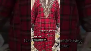 kashmiri designer girlish ||double rising||cashmilon ||   pheran 🍁 Umaisa's Gallery 🍁