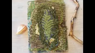 Slow-stitched cover / midori herbalist's journal
