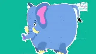 Elephant sea green screen free to use
