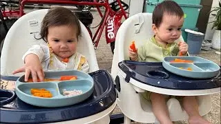 What Are You Eating? 🍕 | Dinner Time Live With the Chea Twins #viral #funny #usa #babygirl #twins 