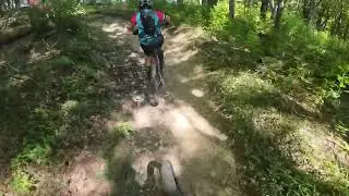Mountain biking at Lackawanna State Park PA with the Keystone Mountain Bike group. Part 1