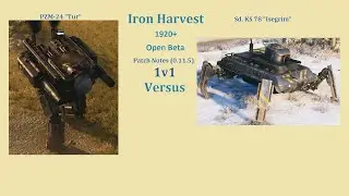 Iron Harvest-(Open Beta) PZM-24 Tur vs Sd. KS 78 Isegrim