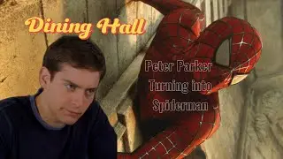 Spiderman 1, fight in the cafeteria, transformation into spider-man