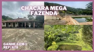 REF. 678, CHACARA MEGA FAZENDA EM PEDRO DE TOLEDO - SP, POR R$ 1.500.000,00.