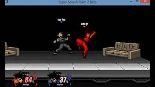 jugando ssf2 con max qs