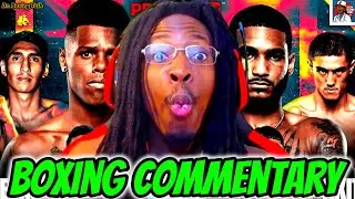 NICKLAUS FLAZ vs. DELANTE JOHNSON Live Boxing Commentary